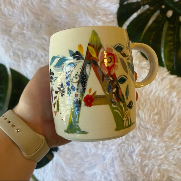 Anthropologie Starla Halfman ‘A’ Mug - Picture 3 of 6